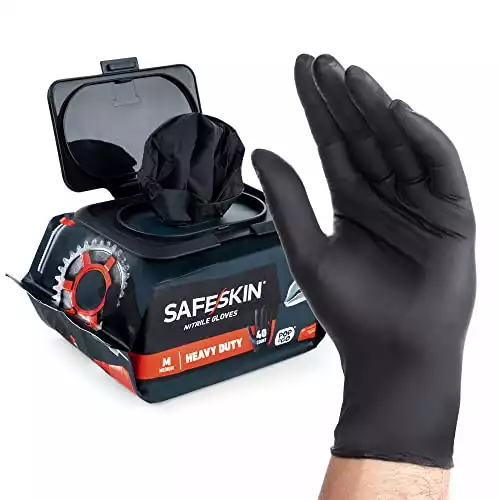 SAFESKIN* Nitrile Disposable Gloves POP-N-GO*