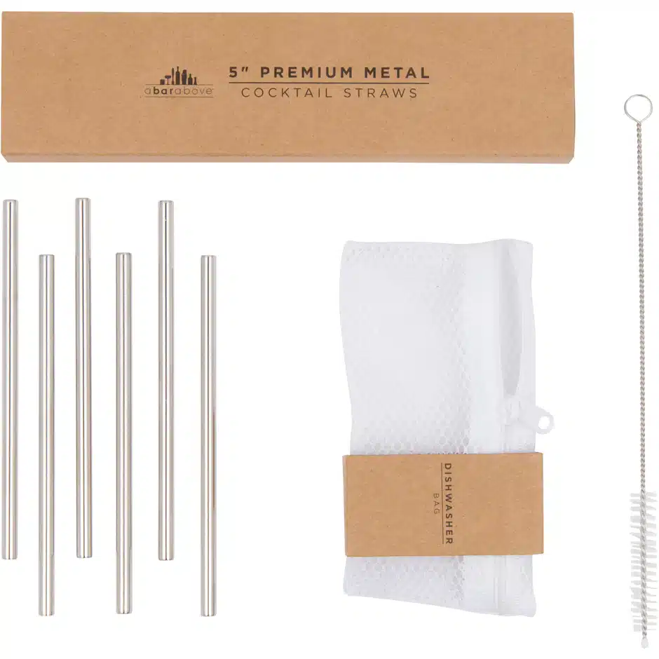 Metal Cocktail Straws | Products - A Bar Above
