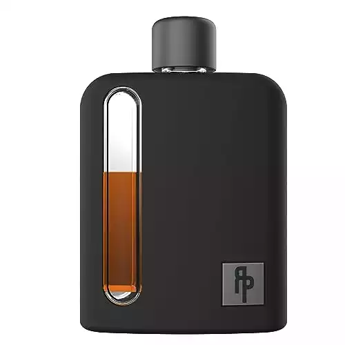 Ragproper Modern Glass Hip Flask