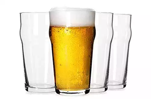 Classic British Beer Pint Glasses